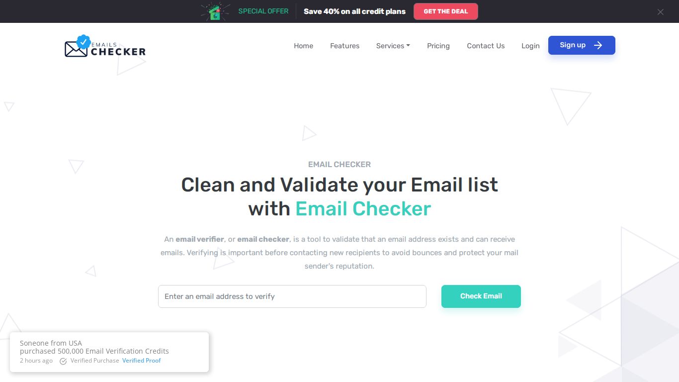 Email Checker | Most Rated Online Email verification Tool